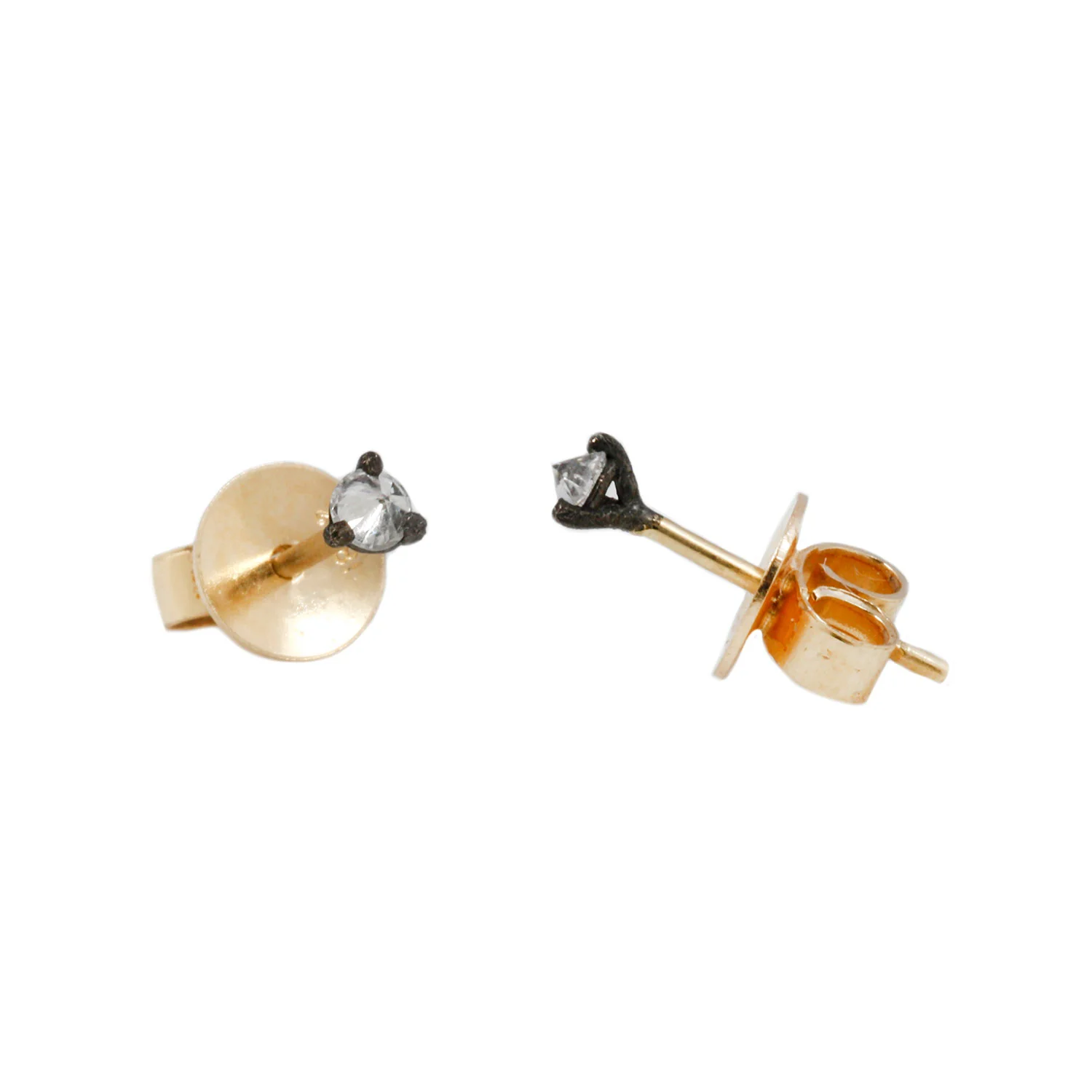 Tiny Diamond Studs - Image 3