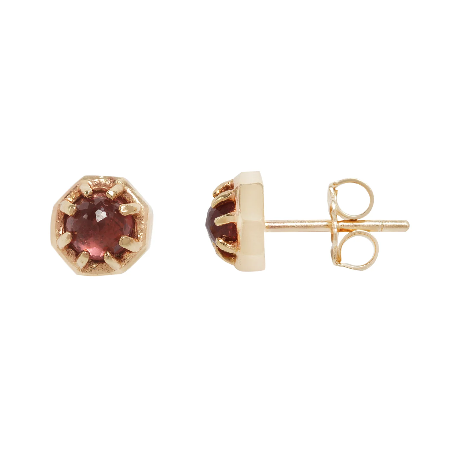 Tiny Garnet Studs - Image 3