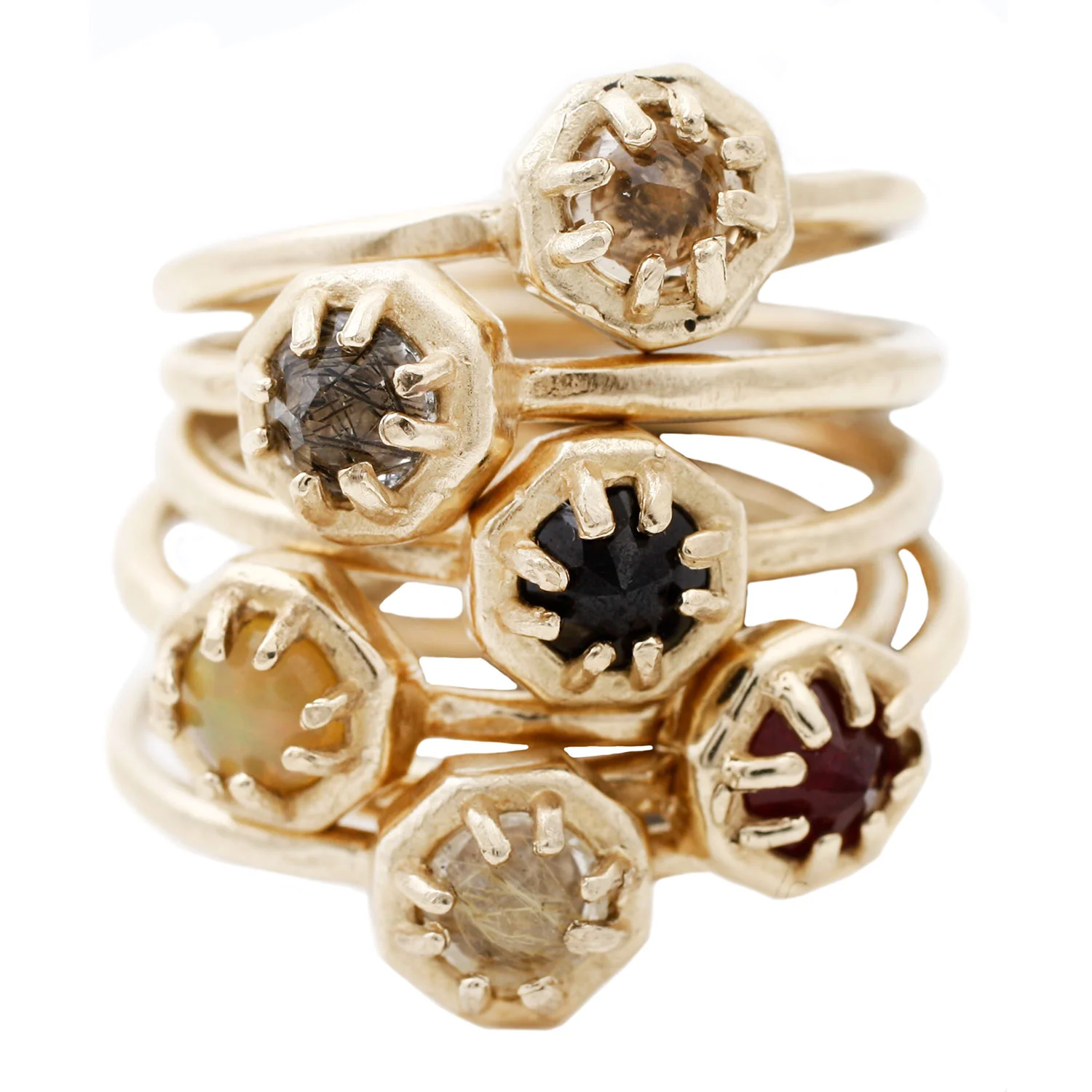 Tiny Black Spinel Ring - Image 3