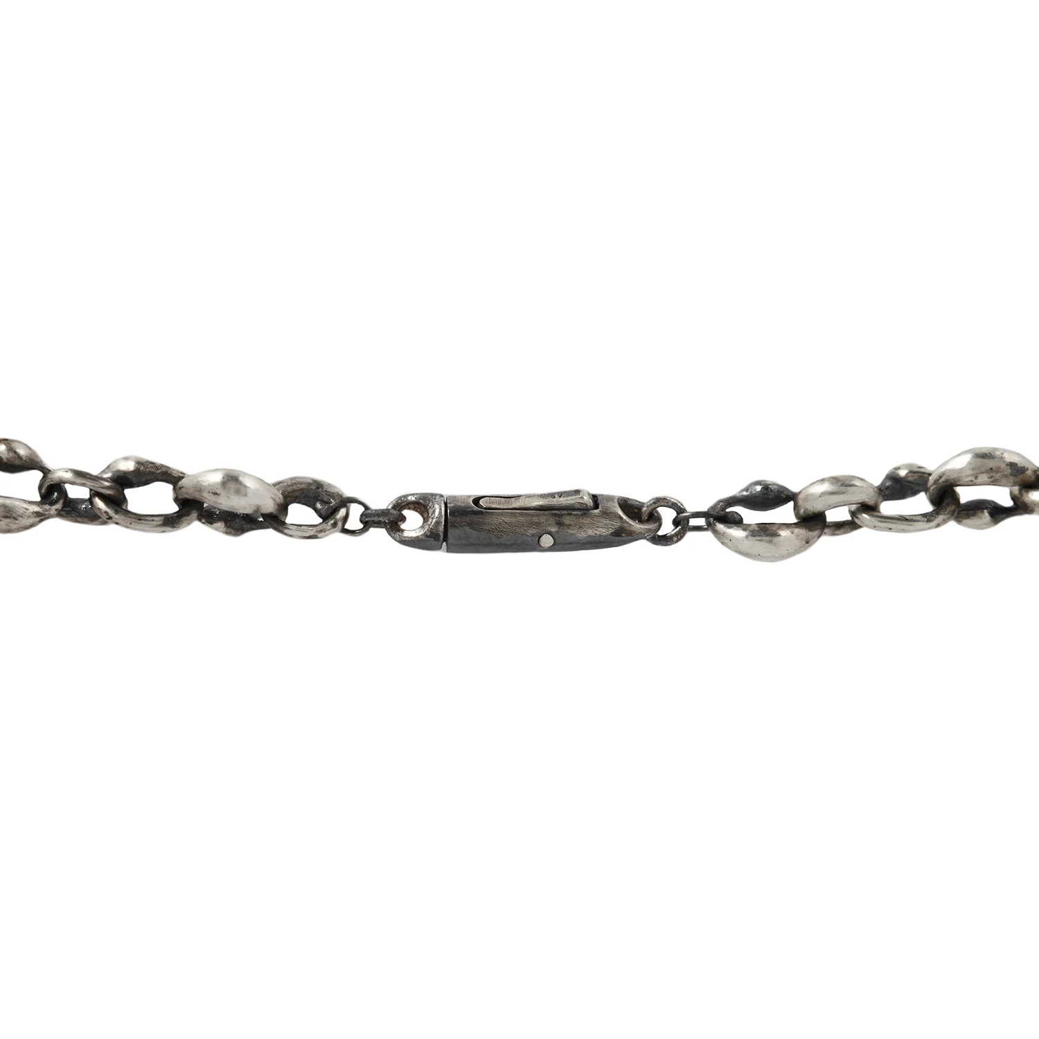 Oval Link Silver Chain Bracelet - Image 3