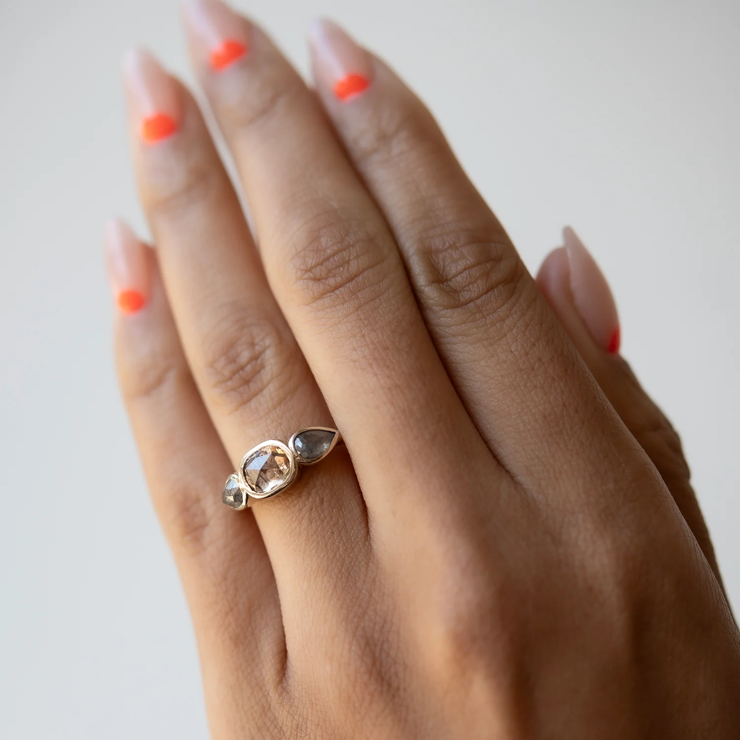 Twilight Ember Diamond Ring - Image 2