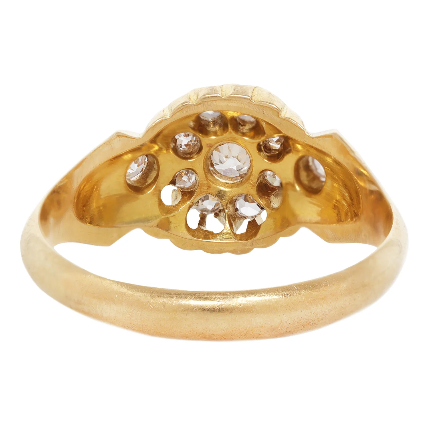 Victorian Diamond Cluster Ring - Image 4