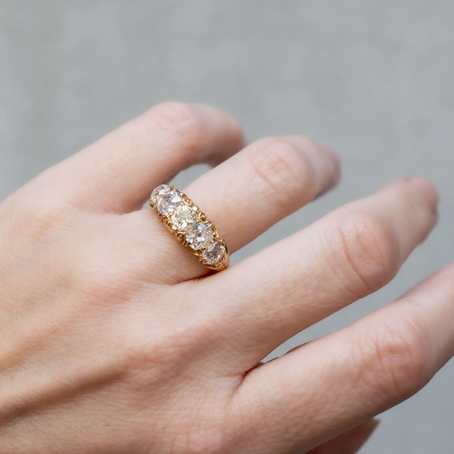 Victorian Opulence Diamond Ring - Image 2