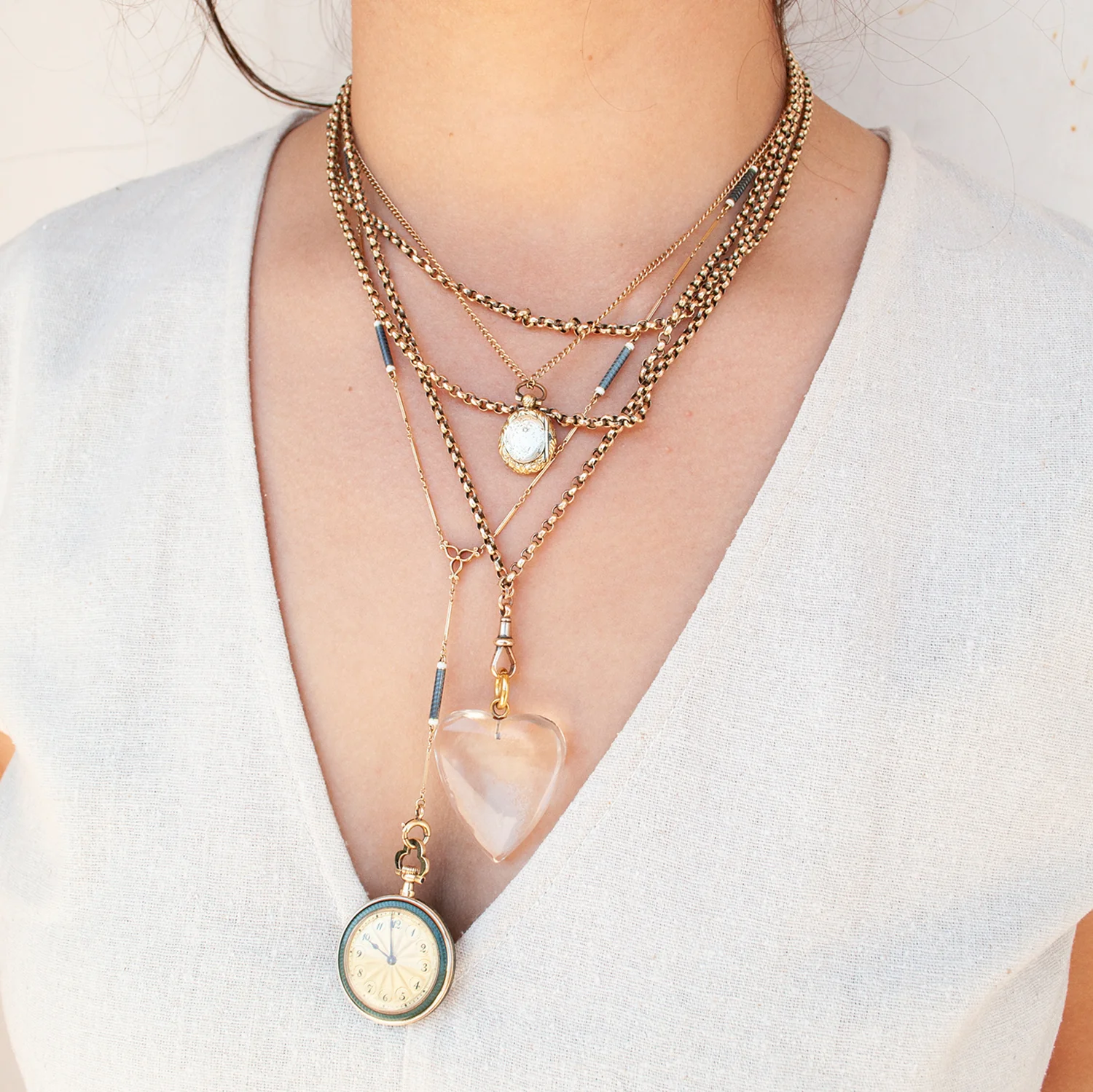 Vintage Watch And Chain - Image 2