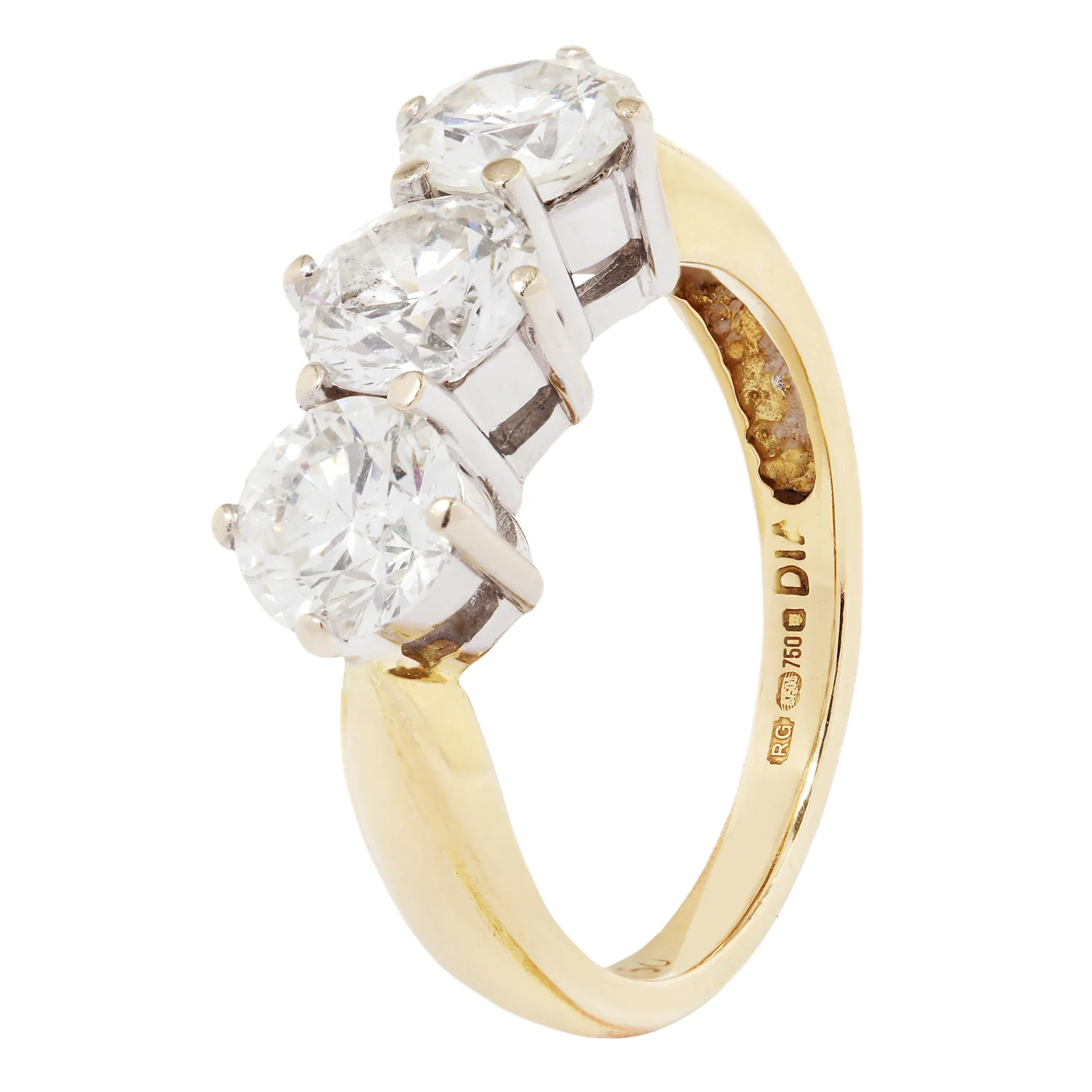 Vintage Trilogy Diamond Ring - Image 5