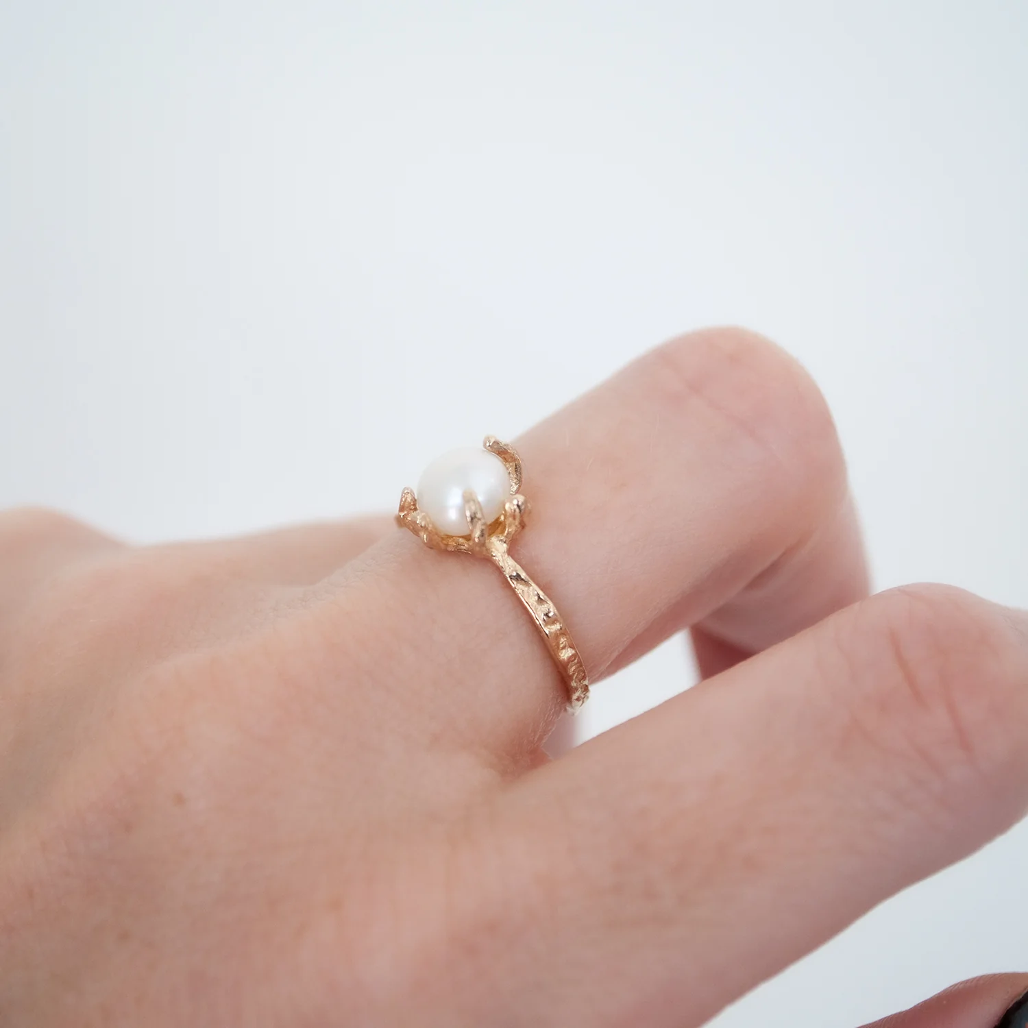 White Pearl Ring - Image 2