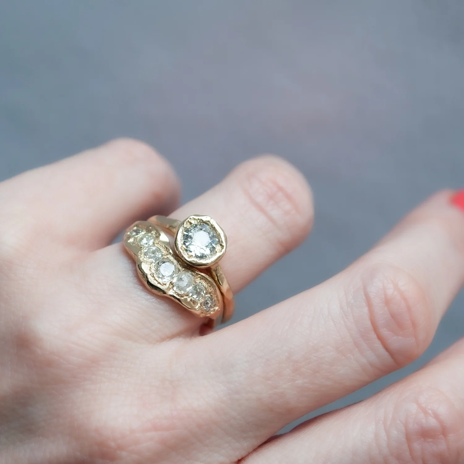 X Old Cut Diamond Ring - Image 7