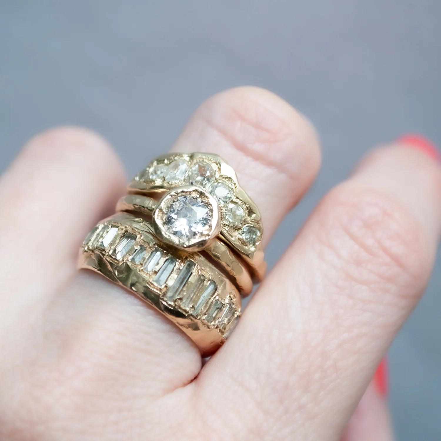 X Old Cut Diamond Ring - Image 8