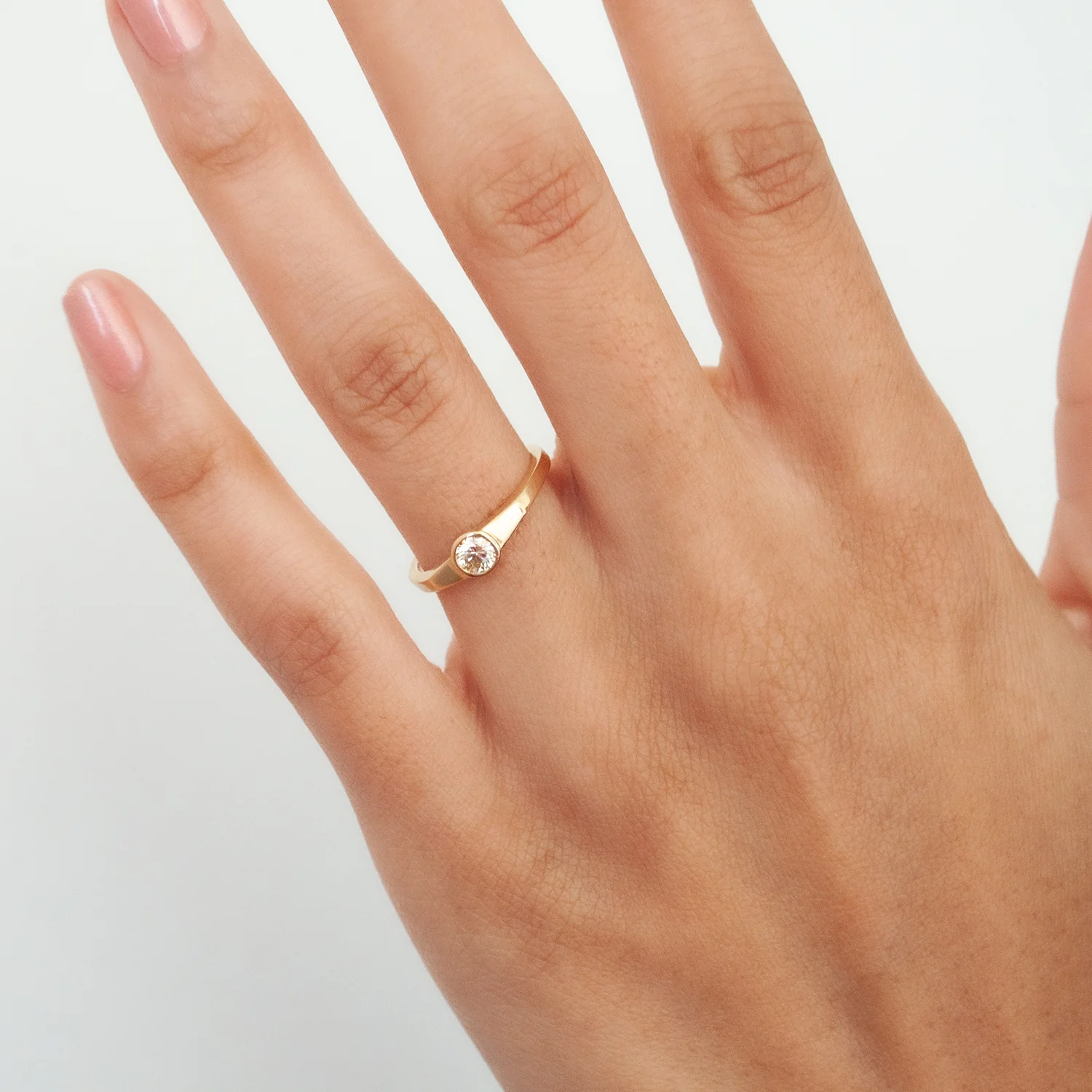 Yellow Diamond Eclipse Ring - Image 2