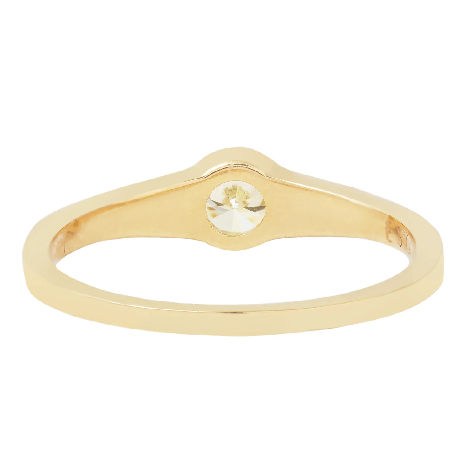 Yellow Diamond Eclipse Ring - Image 4