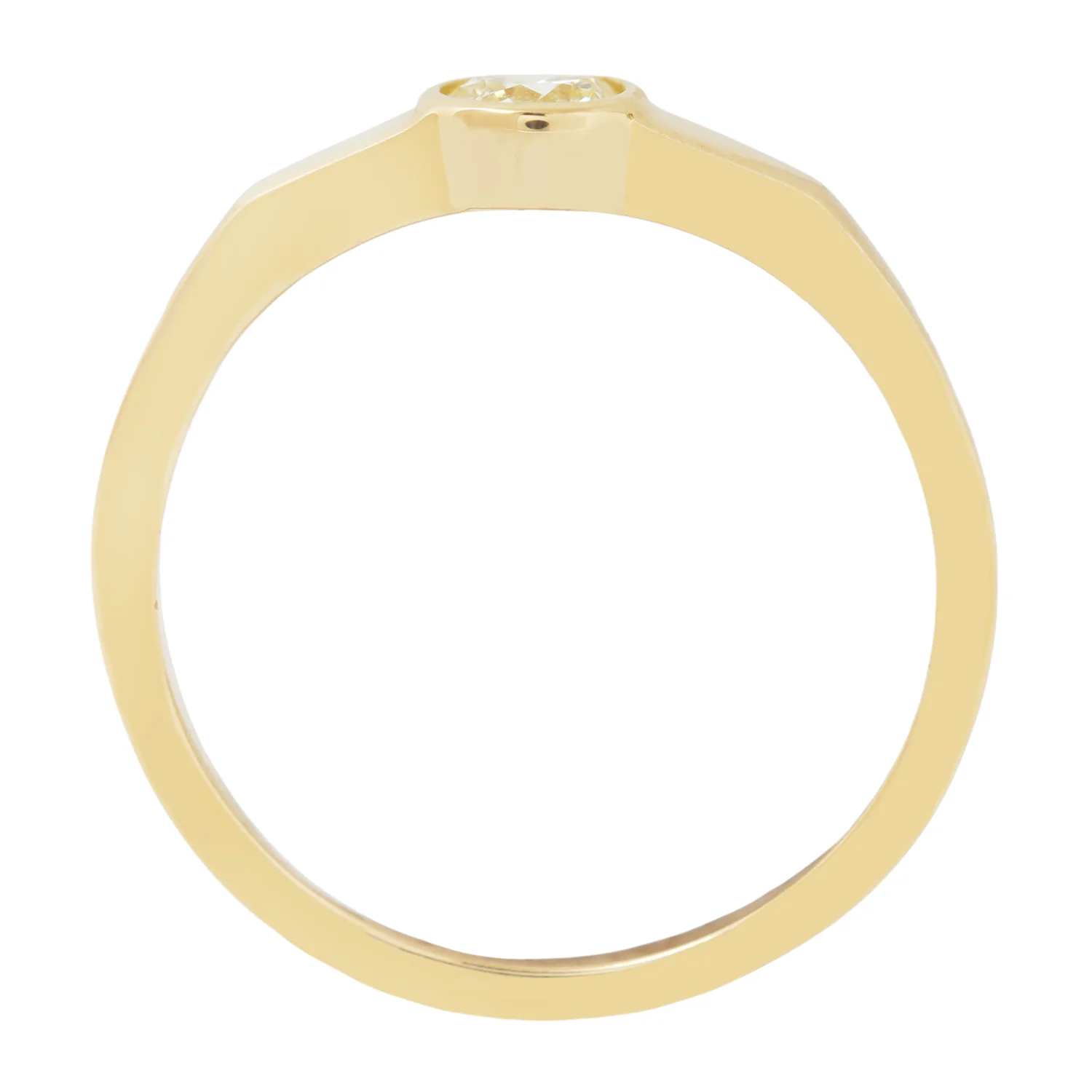 Yellow Diamond Eclipse Ring - Image 5