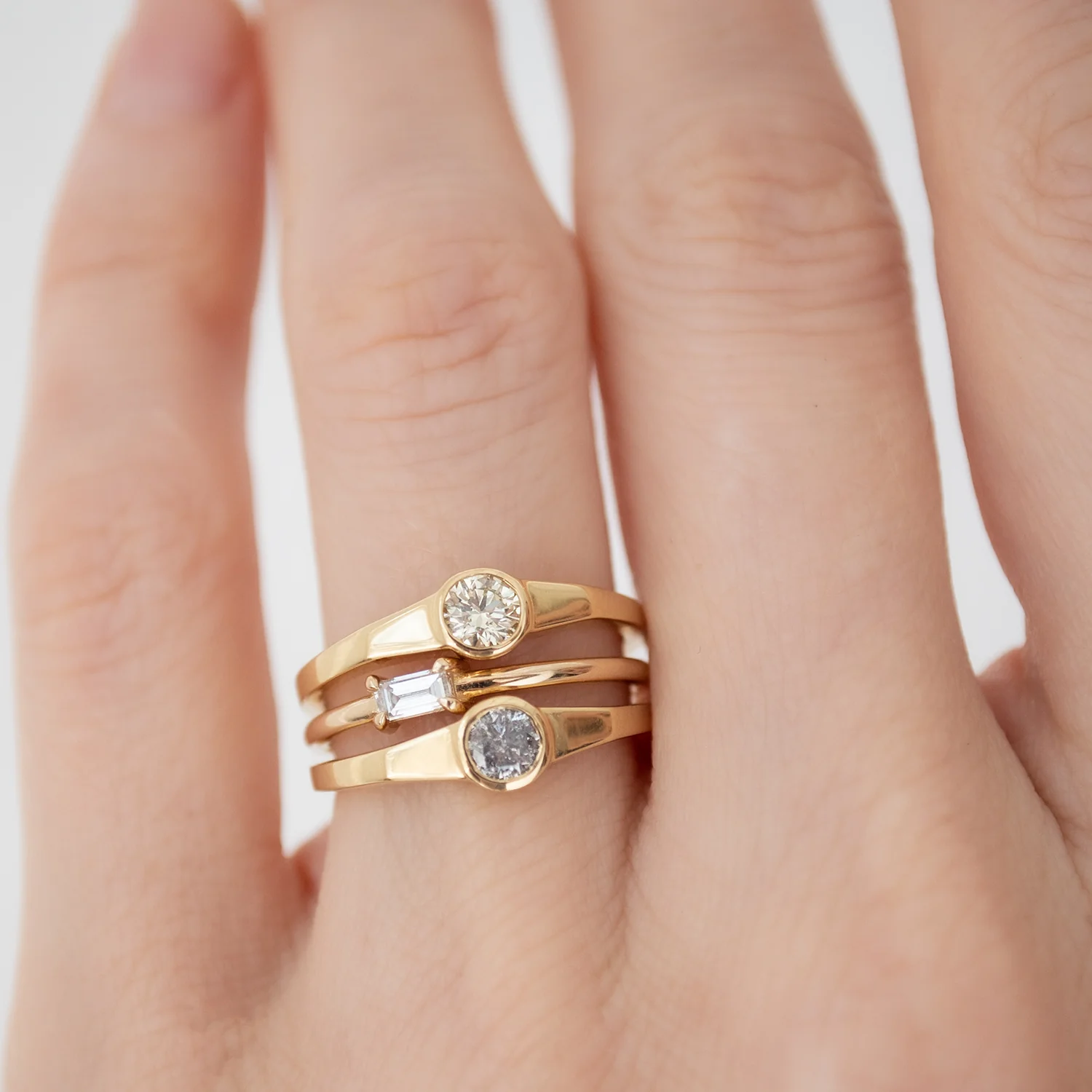 Yellow Diamond Eclipse Ring - Image 6